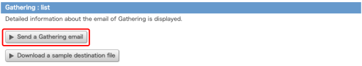 [Send a Gathering email] button