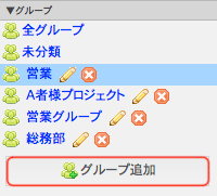 グループの追加